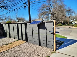 horizontal wood privacy fence austin by ace fence company austin–replacement and installation